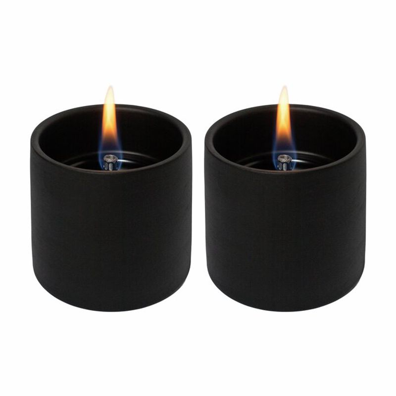 Tenderflame Bordlykt B 9xH 7,5 cm Sort