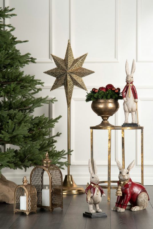 Adventstjerne messing 68x52x17 cm